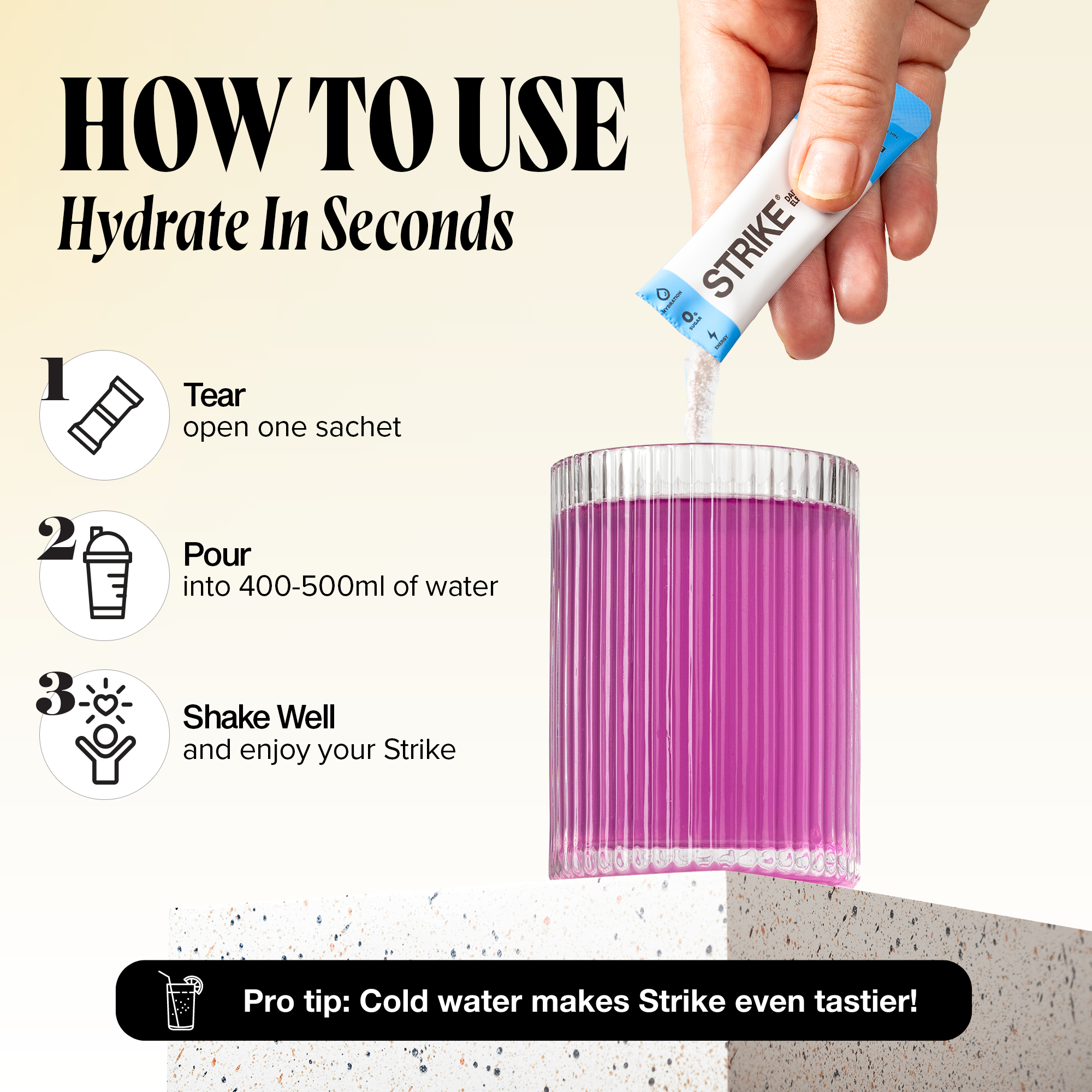 Pro Tip Cold water makes Strike even tastier!.png